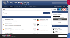 Desktop Screenshot of fearless-assassins.com